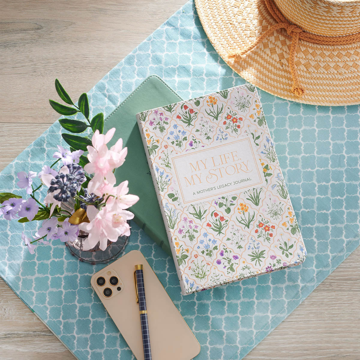 My Life, My Story: A Mother's Legacy Journal White Faux Leather Prompted Journal