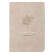 Everything Beautiful Taupe Faux Leather Slimline Journal - Ecclesiastes 3:11