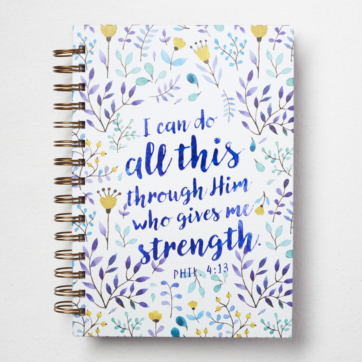 I Can Do All This Large Wirebound Hardcover Journal - Philippians 4:13