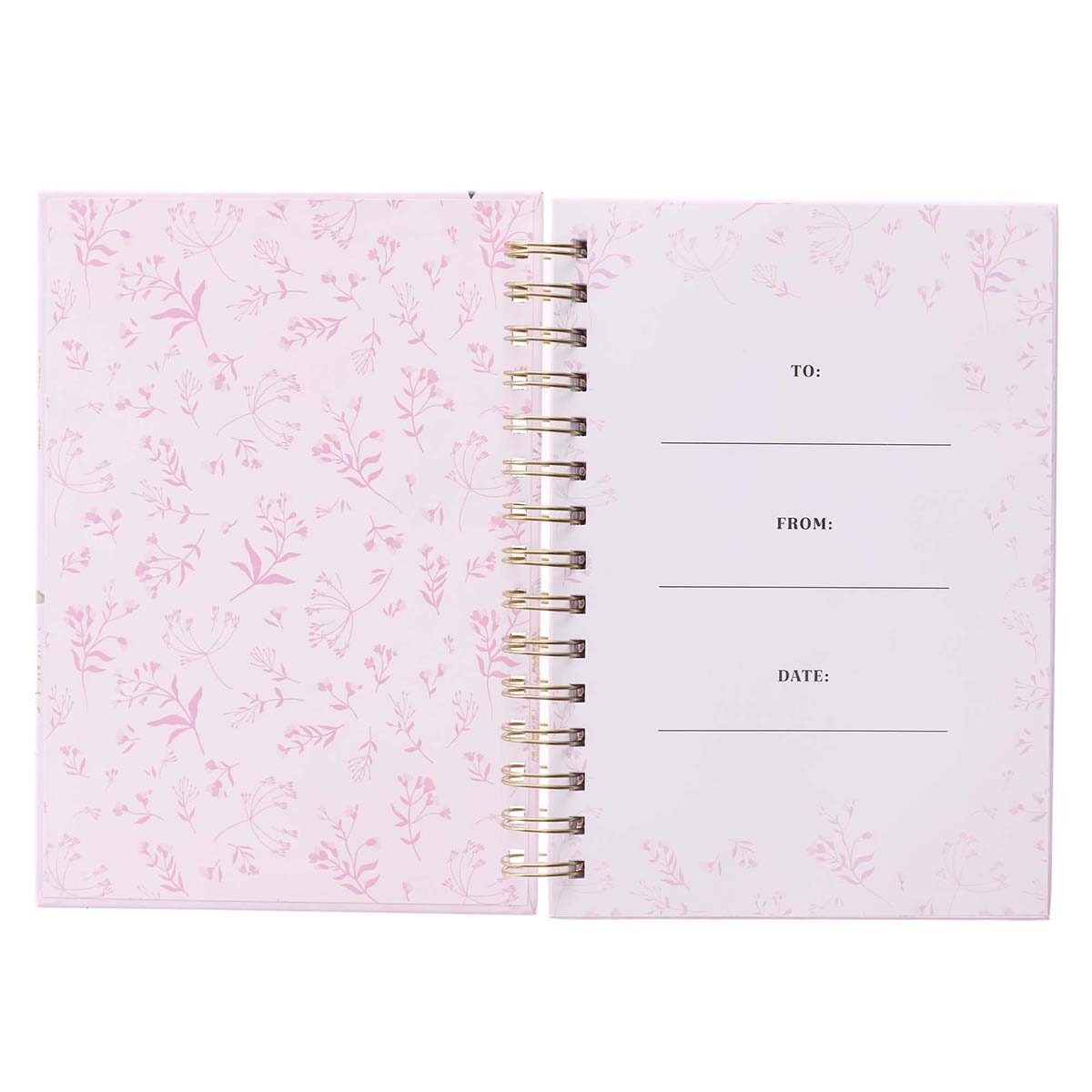 He Gives Me New Strength Large Wirebound Journal - Psalm 23:3
