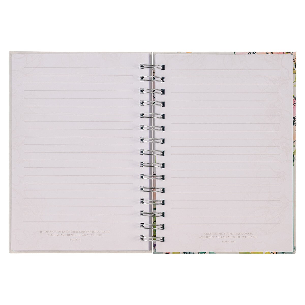 May His Face Shine Upon You Large Wirebound Journal - Numbers 6:24