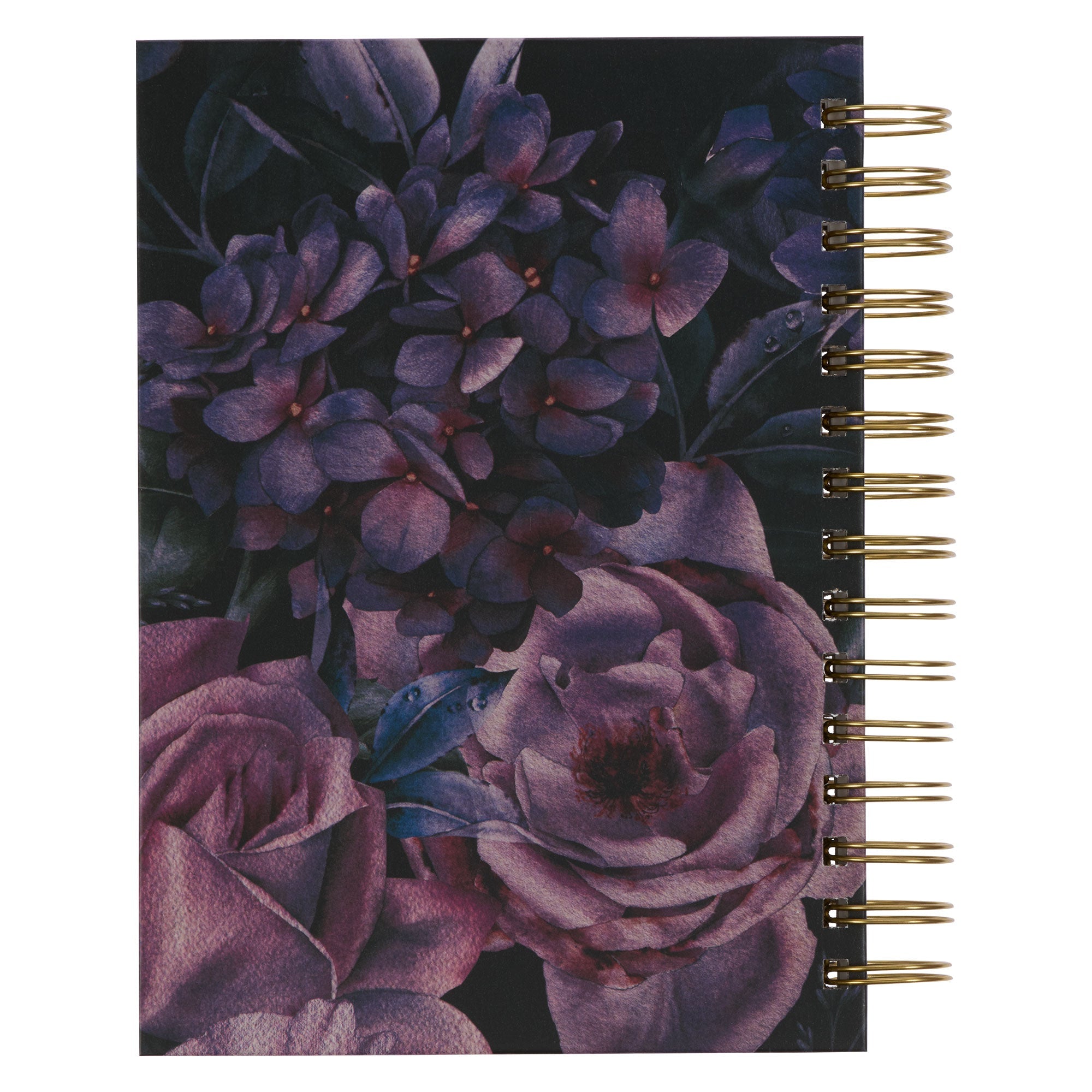 His Mercies are New Amethyst Purple Wirebound Journal - Lamentations 3:22-23