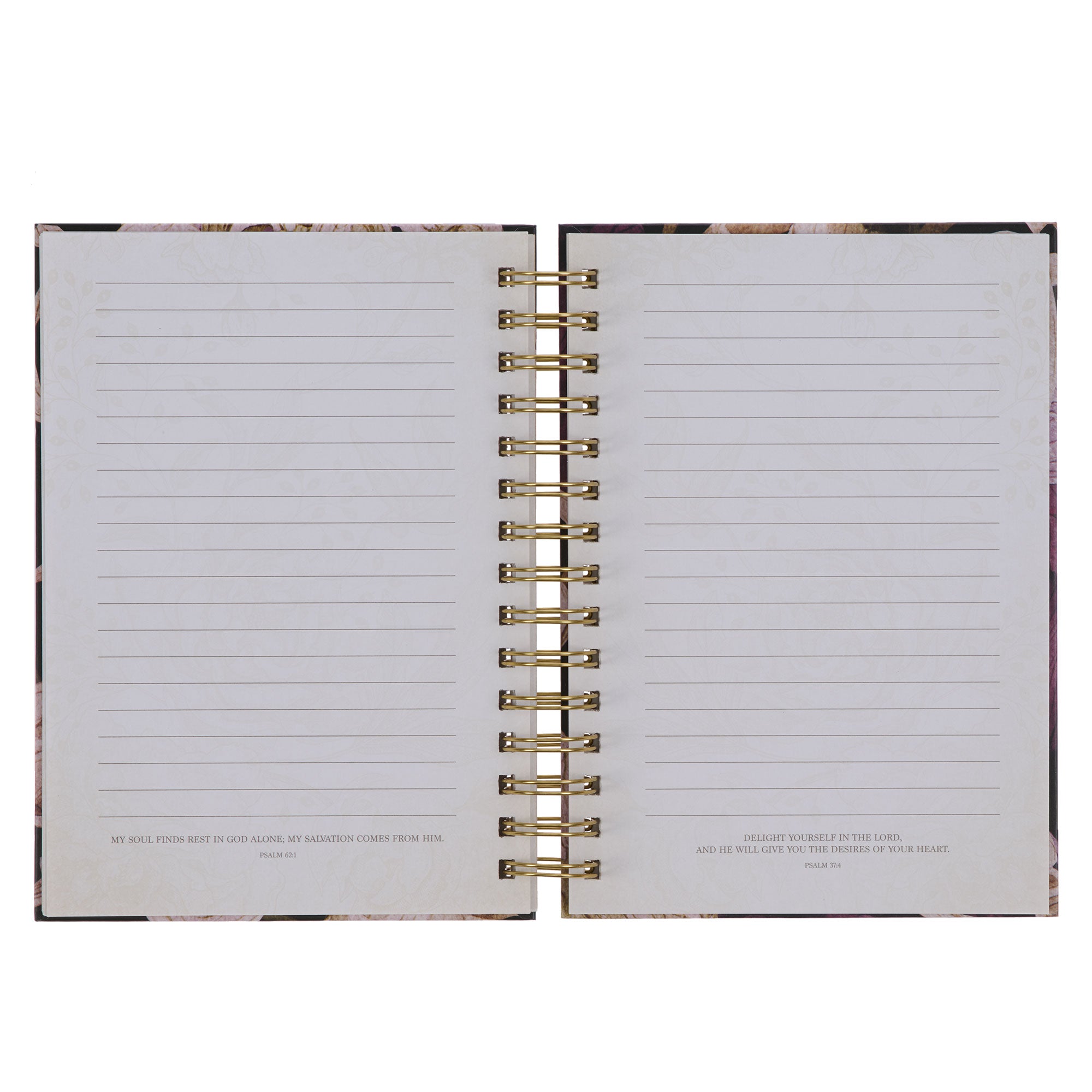 Strong and Courageous Topaz Pink Wirebound Journal - Joshua 1:9