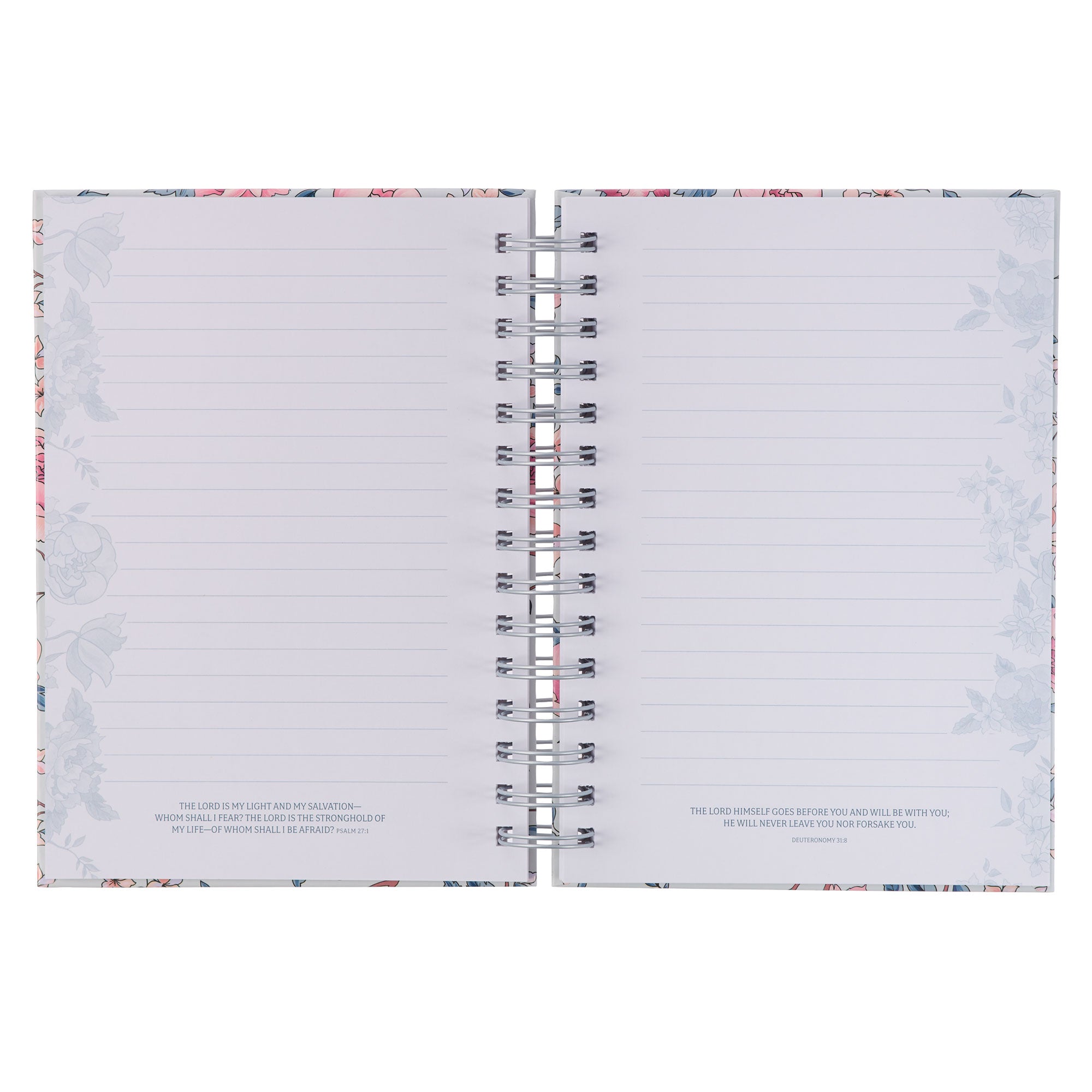 More Precious Than Rubies Pink Floral Wirebound Journal - Proverbs 5:13