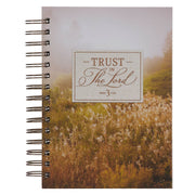Trust in the LORD Field Grass Wirebound Journal  - Proverbs 3:5
