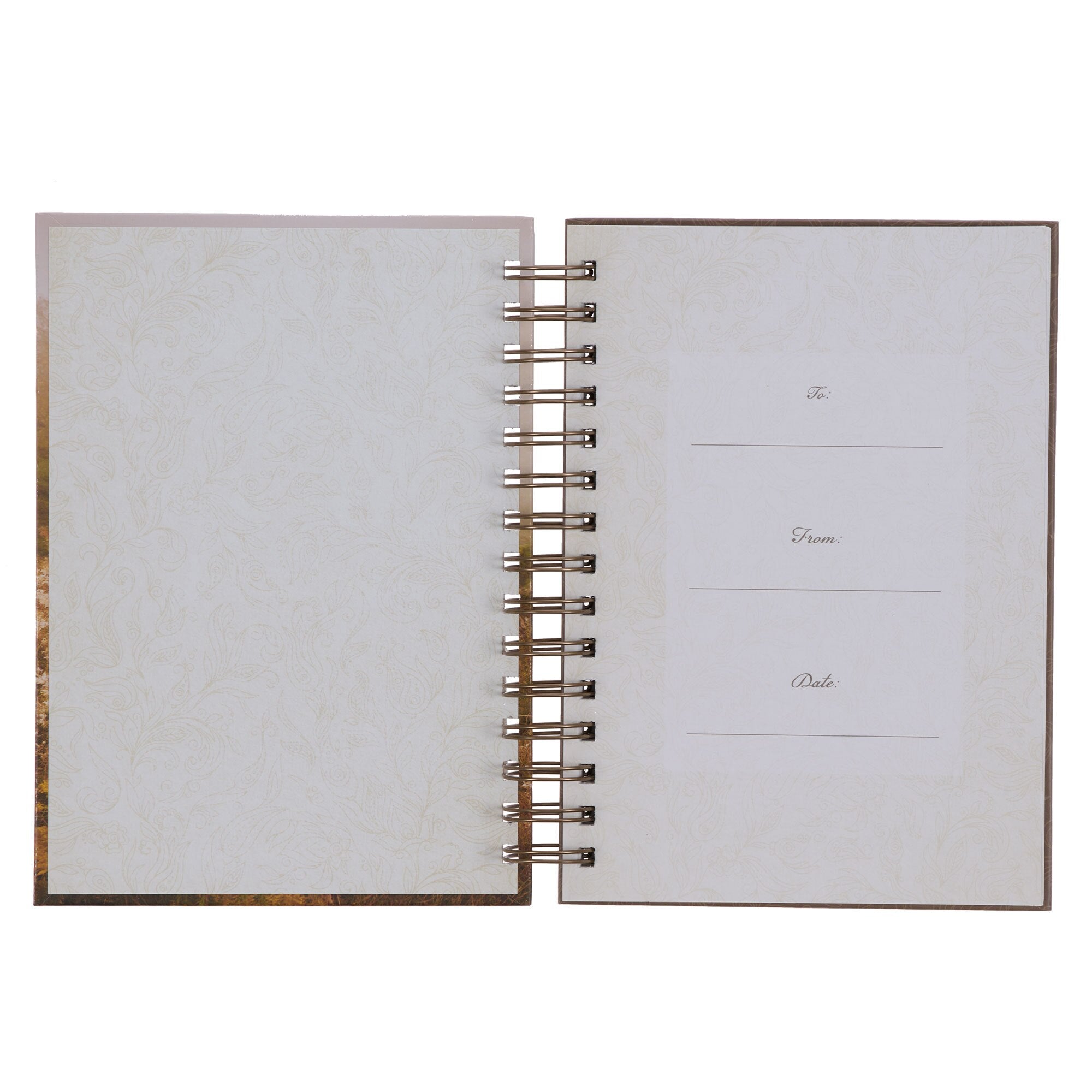 Trust in the LORD Field Grass Wirebound Journal  - Proverbs 3:5