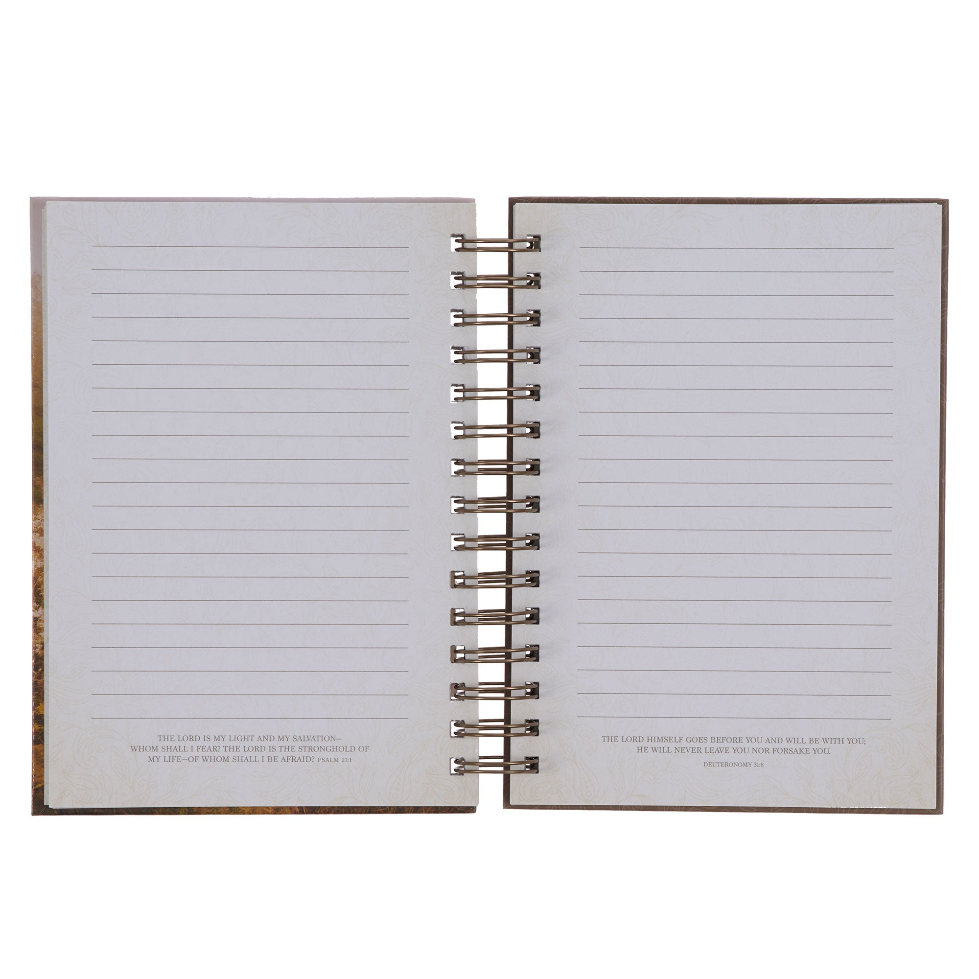 Trust in the LORD Field Grass Wirebound Journal  - Proverbs 3:5