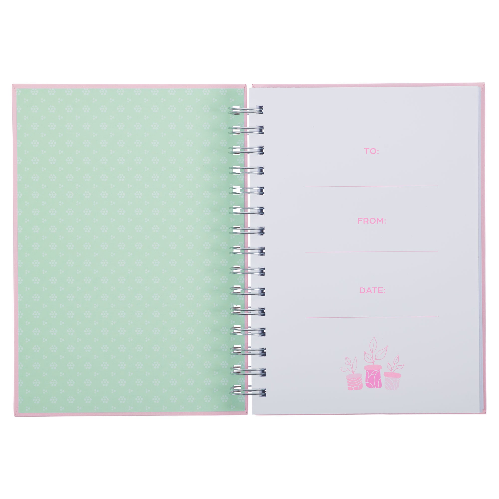 Thank You Mom Pink and White Daisy Wirebound Journal - 1 Thessalonians 5:16-18