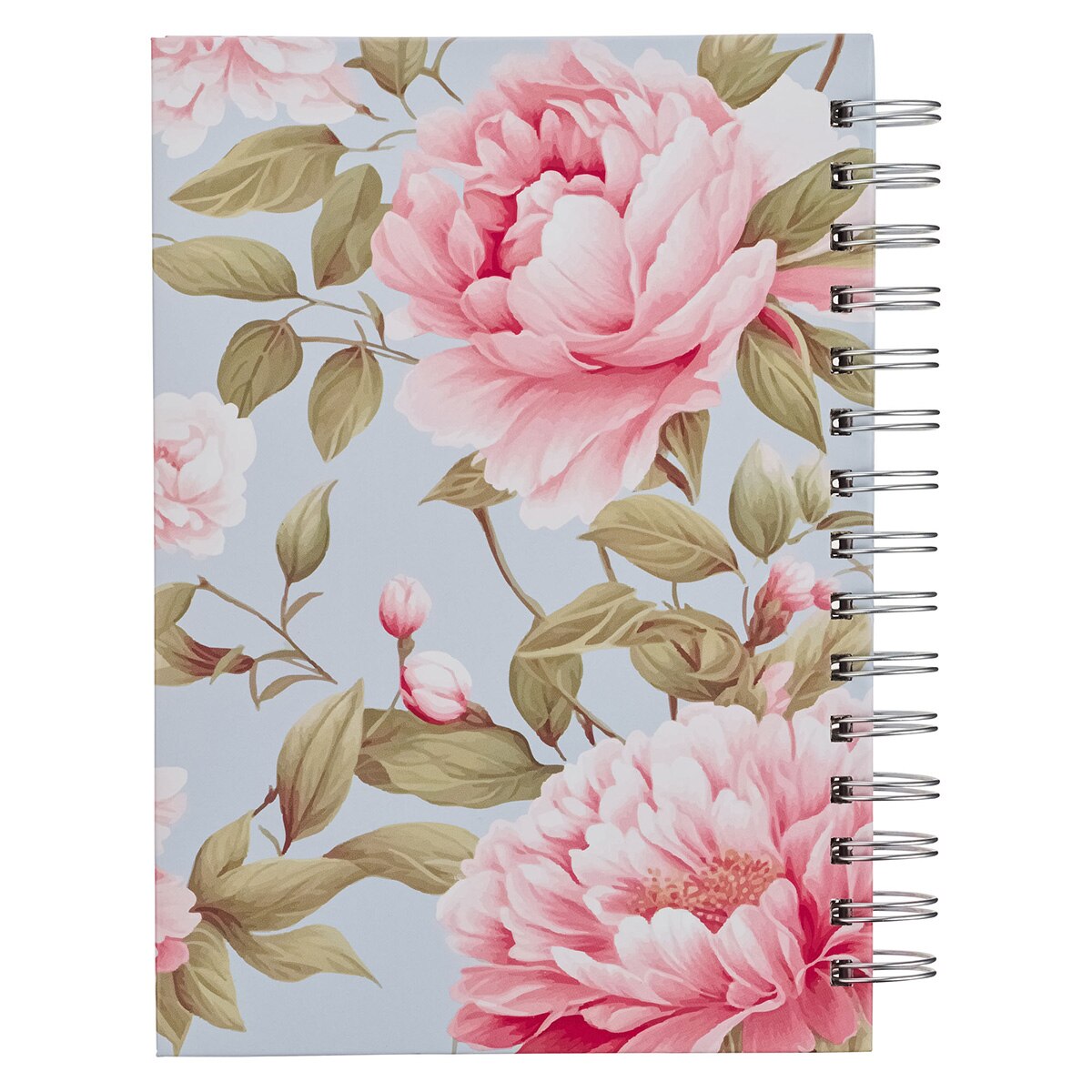 Noble Things Pink Peony Wirebound Journal - Proverbs 31:29