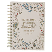 Everything Beautiful in Its Time Wirebound Journal - Ecclesiastes 3:11