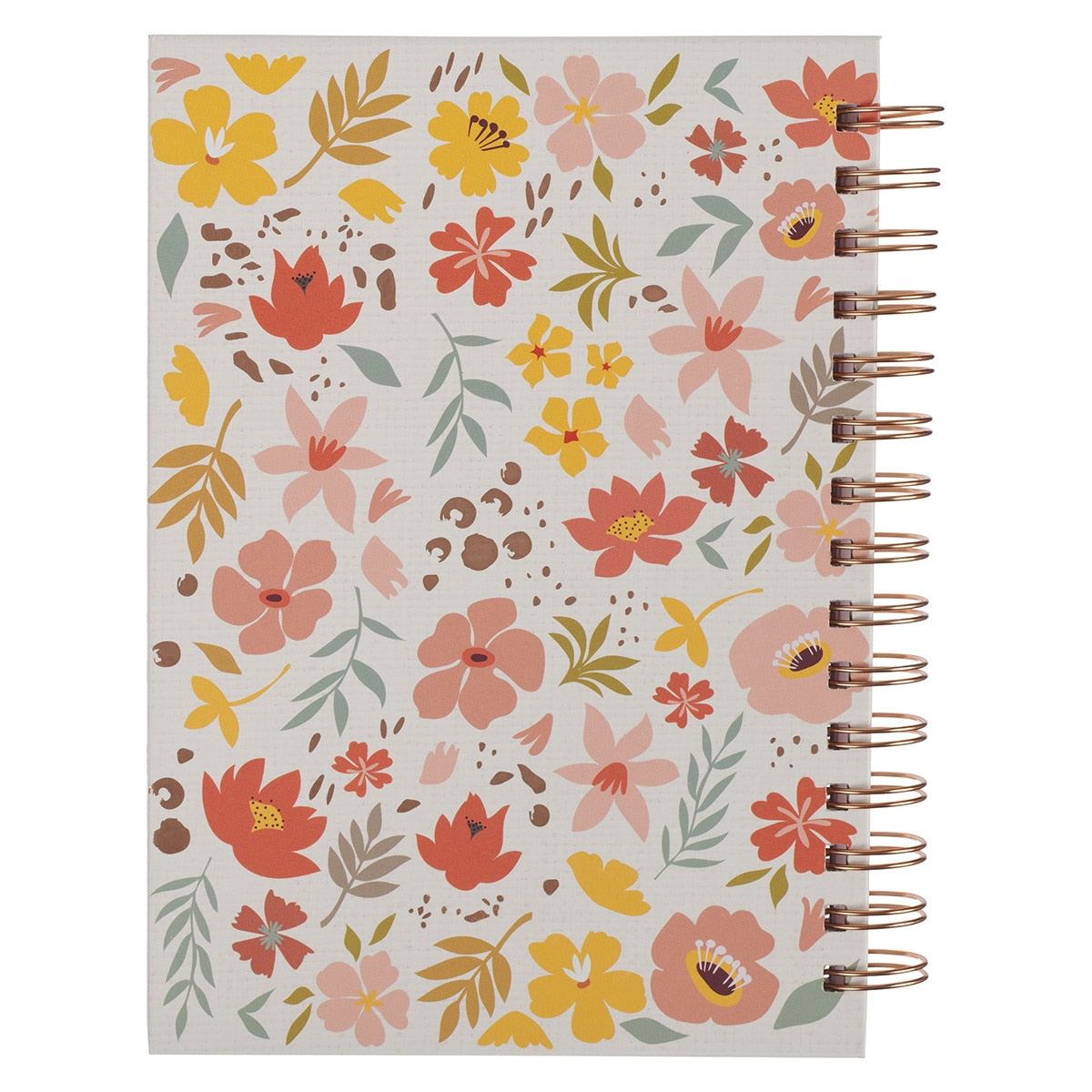 World's Greatest Mom Whimsical Floral Wirebound Journal