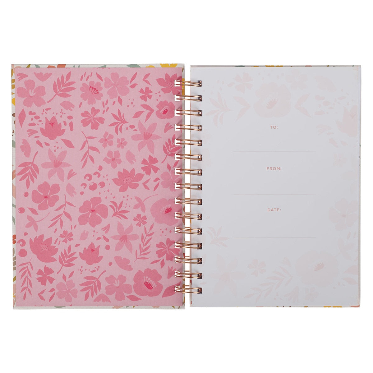 World's Greatest Mom Whimsical Floral Wirebound Journal
