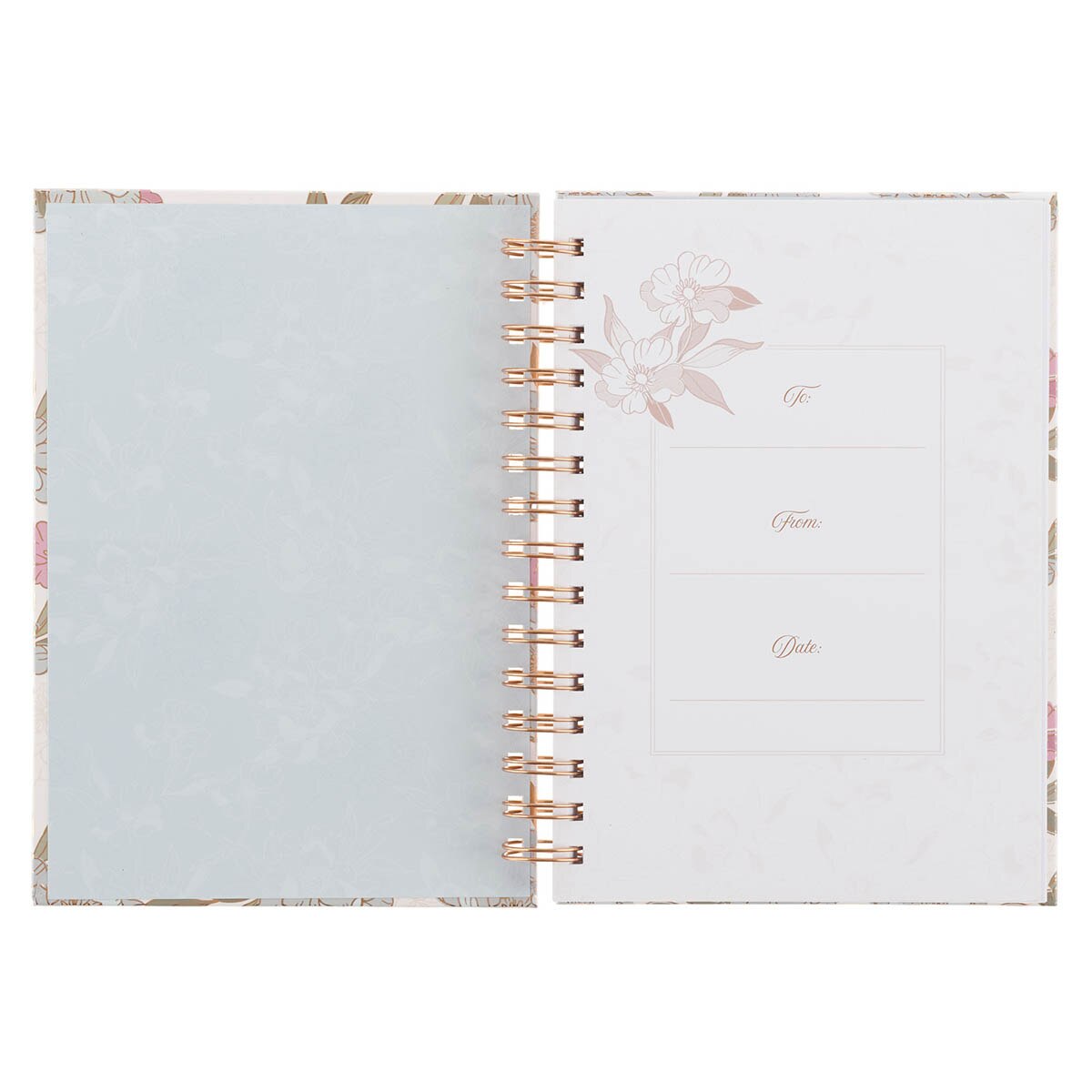 Everything Beautiful Whimsical Blooms Spiral Journal - Ecclesiastes 3:11