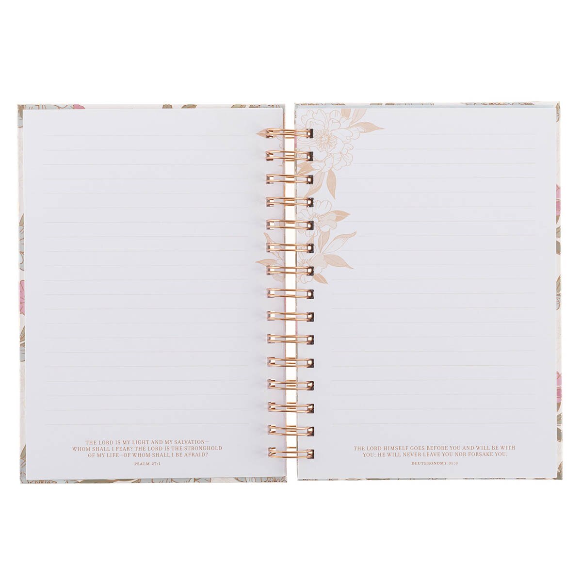 Everything Beautiful Whimsical Blooms Spiral Journal - Ecclesiastes 3:11