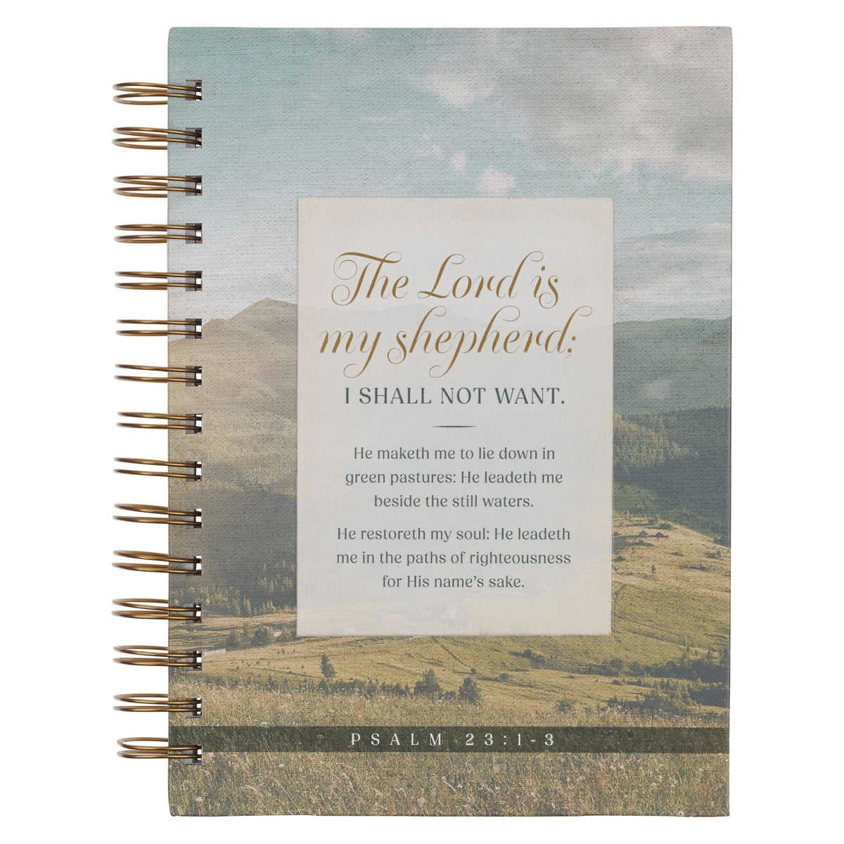 The Lord is My Shepherd Pasture Spiral Journal –Psalm 23:1–3