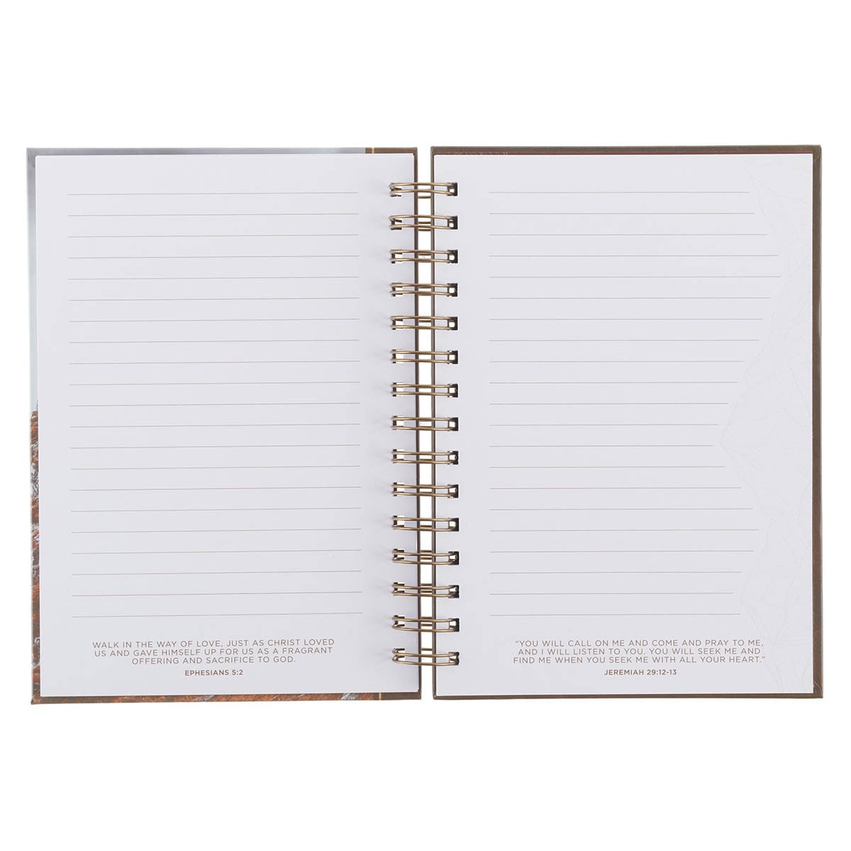 Faith Can Move Mountains Spiral Journal  - Matthew 17:20