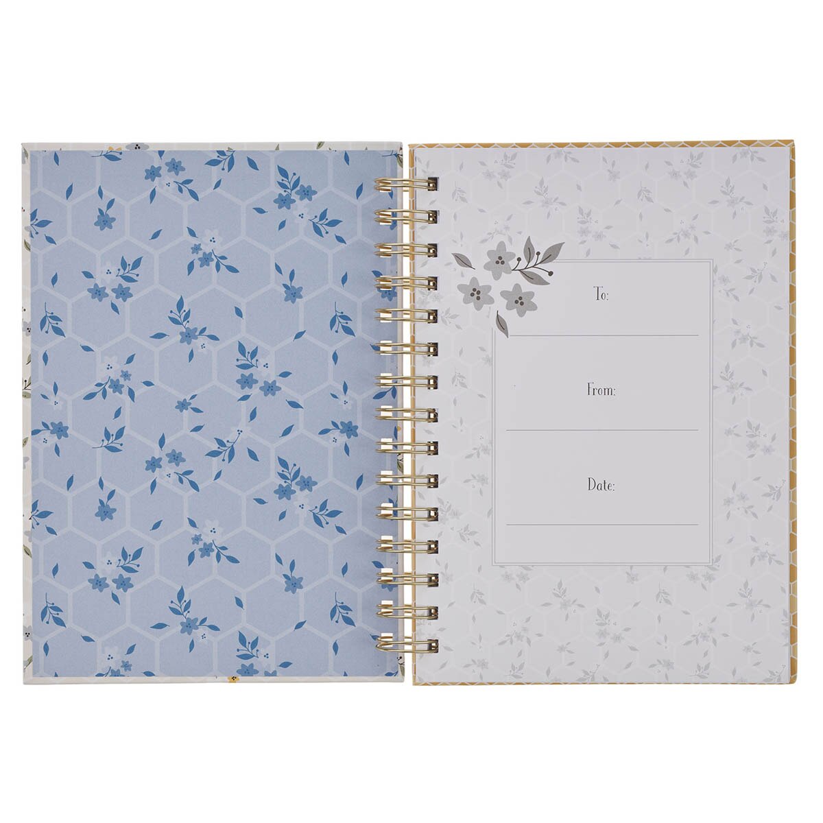 Amazing Teacher Blossom and Bees Spiral Journal