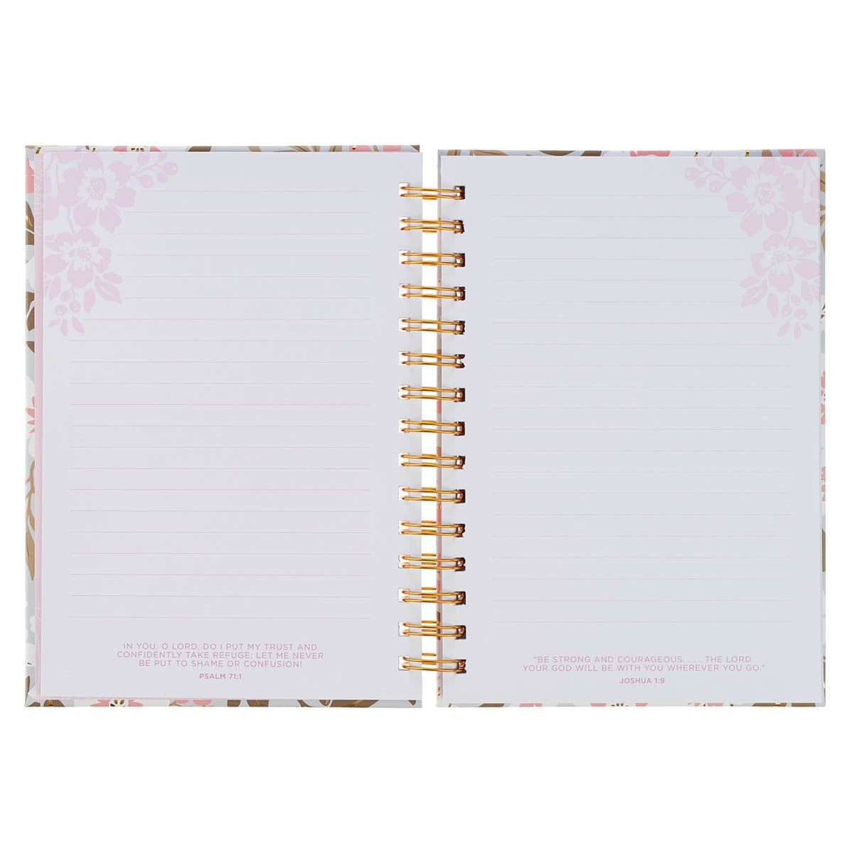 Things Are Possible White Poppy Spiral Journal - Matthew 19:26