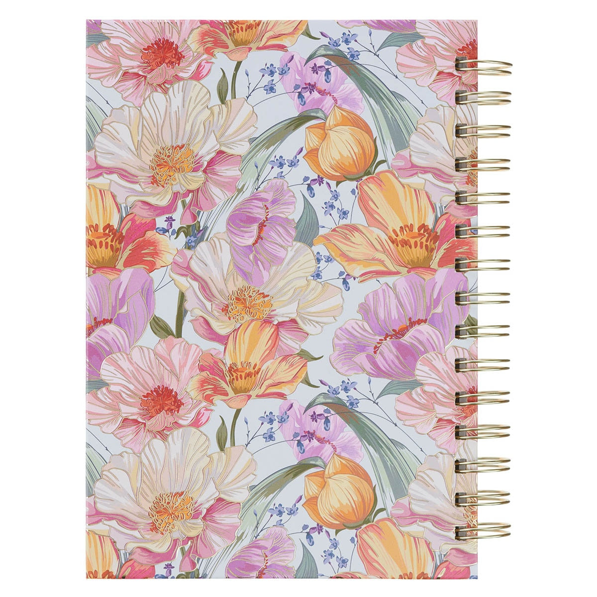 I Know the Plans Bright Floral Spiral Journal Jeremiah 29:11
