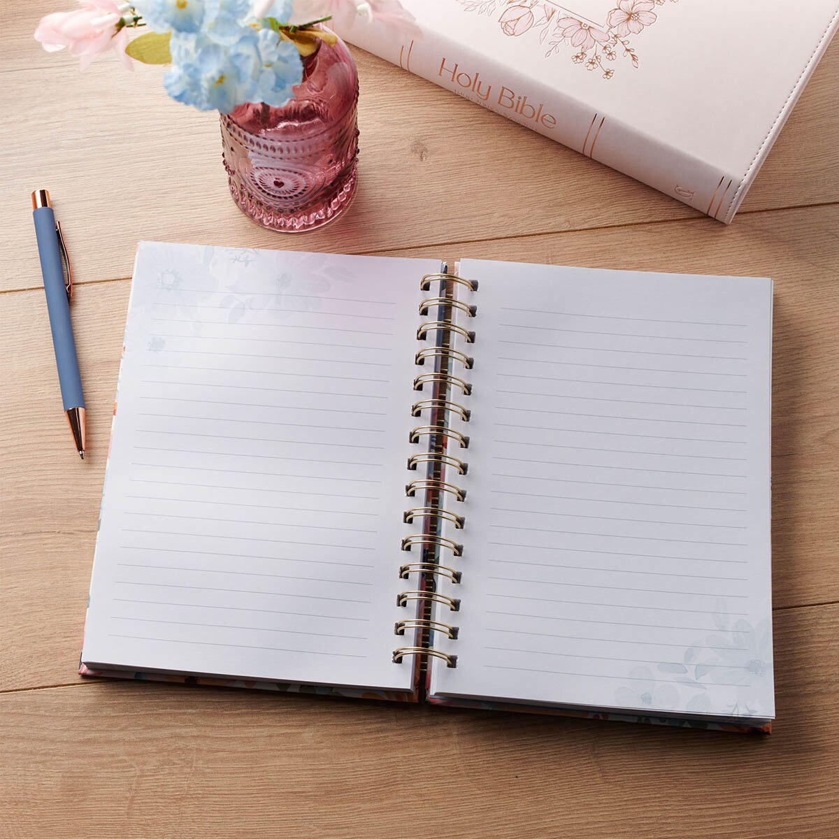 Teachers Plant Seeds Coral Garden Spiral Journal