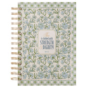  Strength Dignity Blue Cottage Spiral Journal Prov 31:25