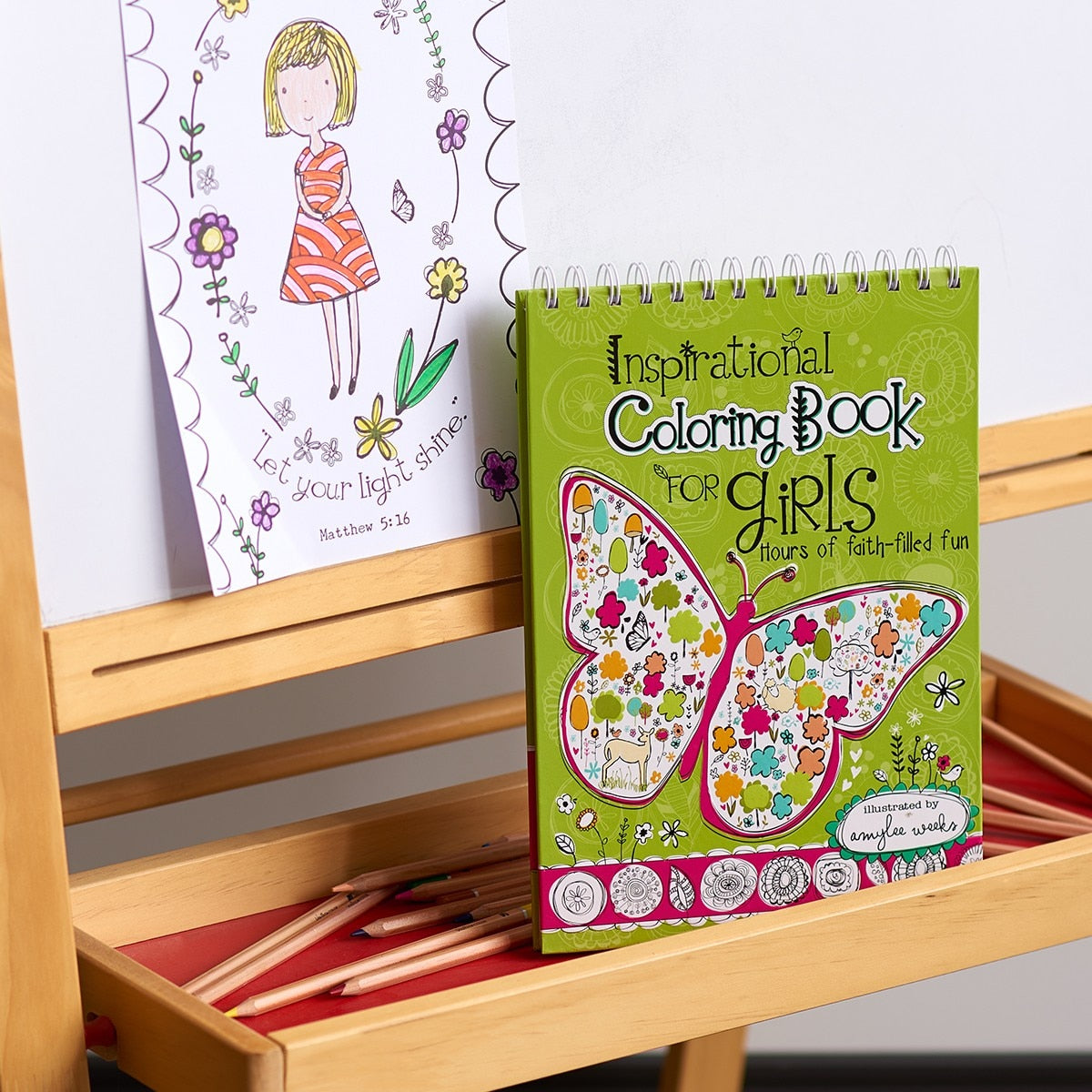 Inspirational Coloring Book For Girls