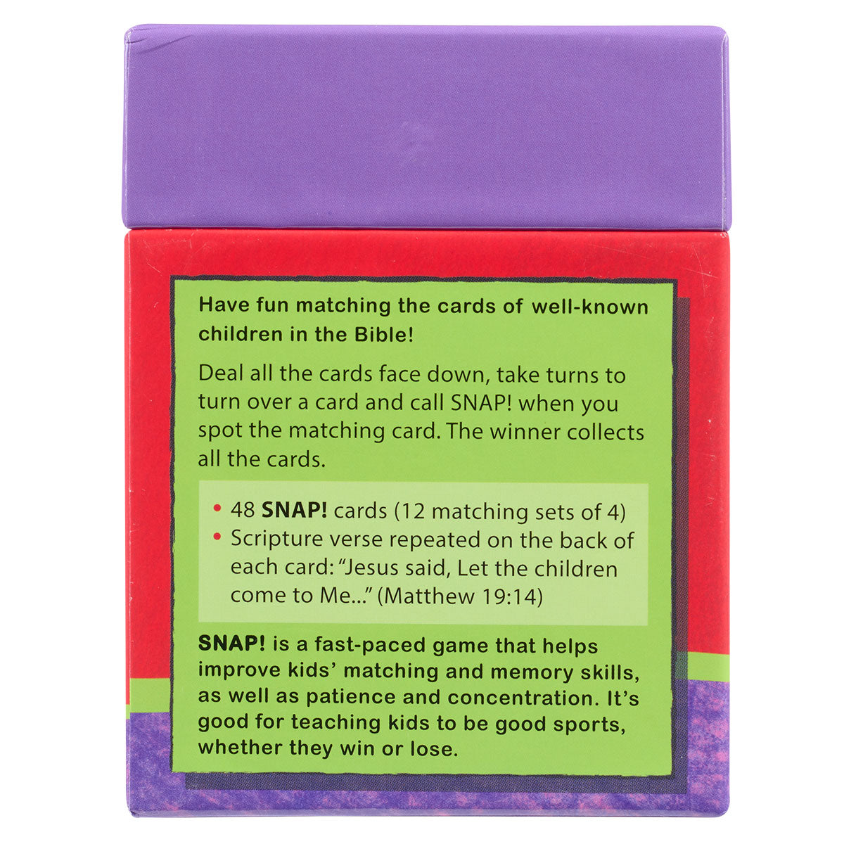 Snap! —The Childen of the Bible Card Game