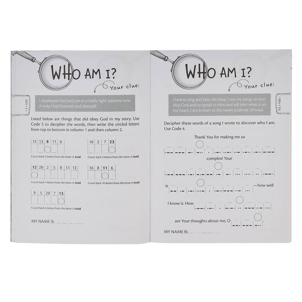 Who Am I Activity Book