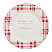 Merry Christmas Ceramic Plate Set