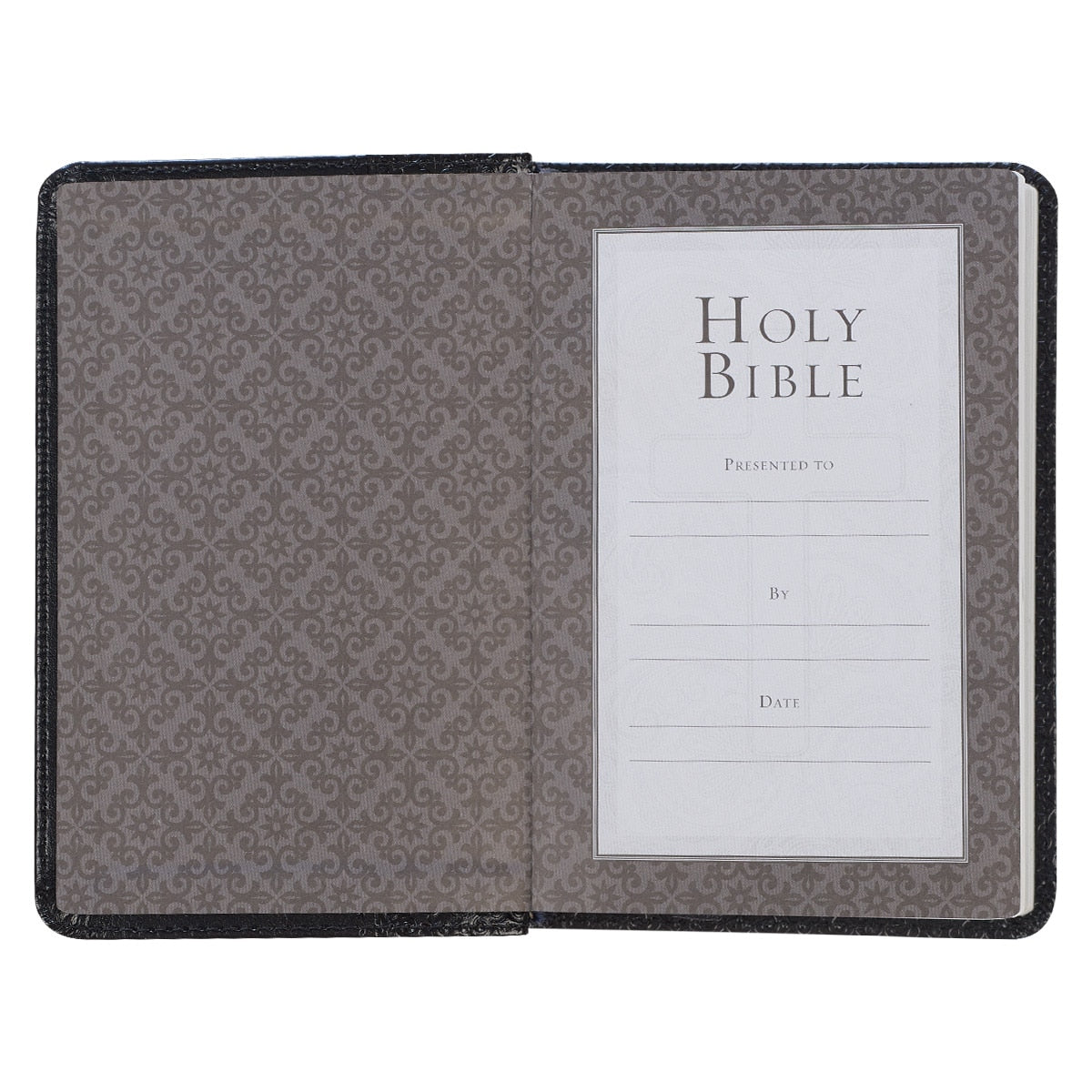 Black Faux Leather King James Version Pocket Bible