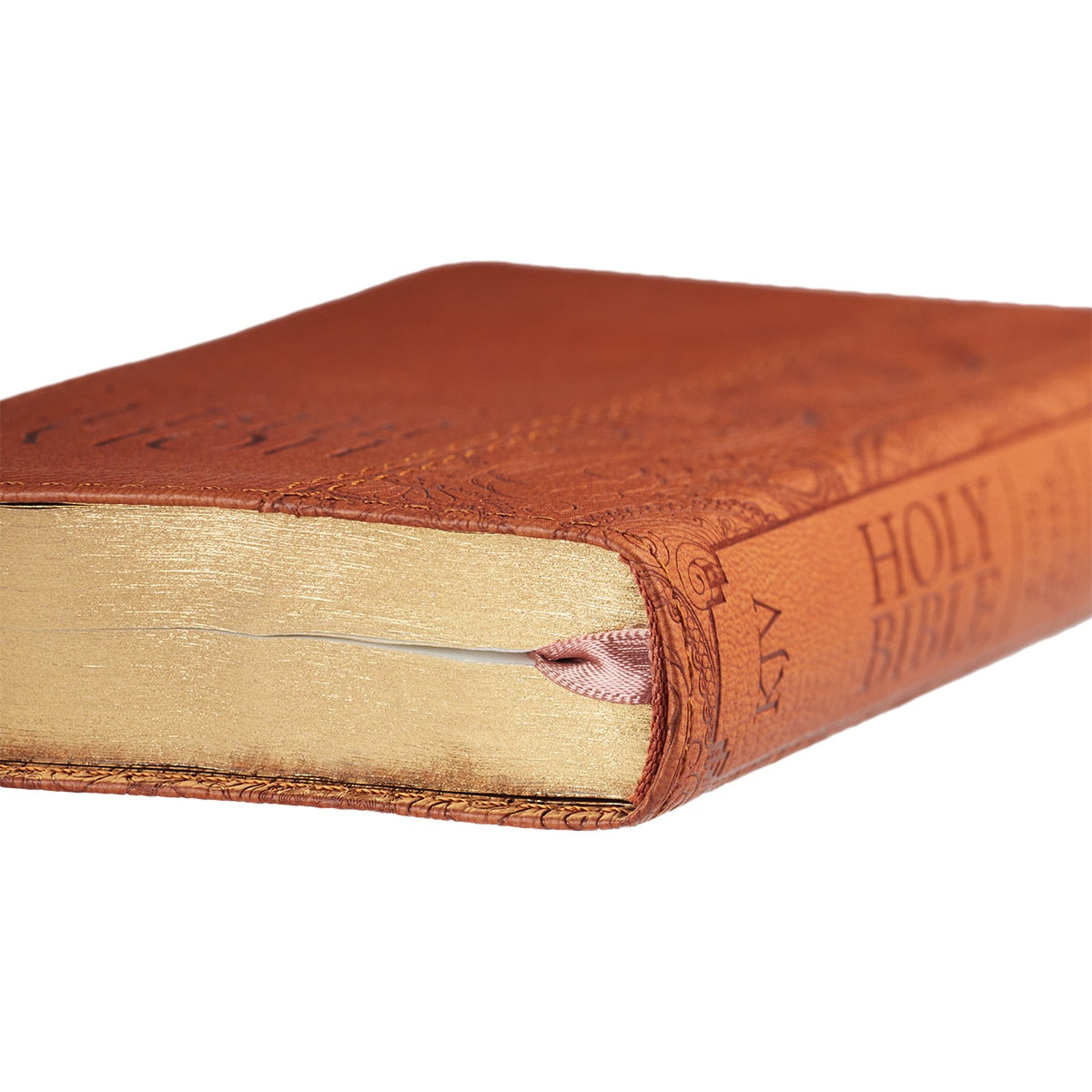 Toffee Brown Faux Leather King James Version Pocket Bible