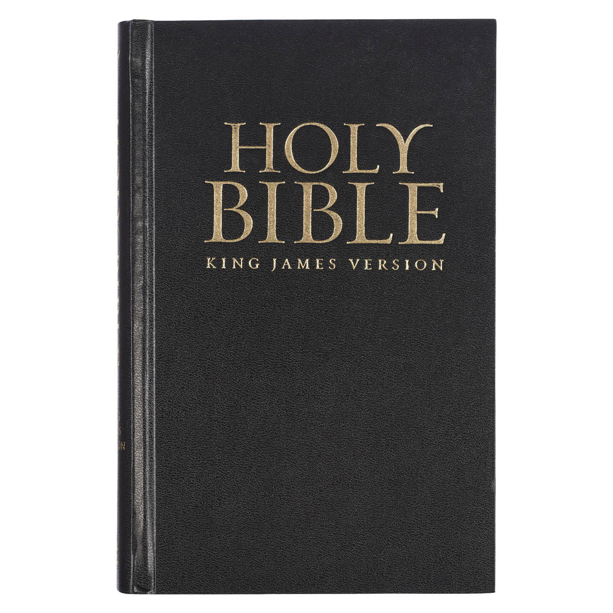 Black Hardcover King James Version Pew and Worship Bible