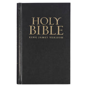 Black Hardcover King James Version Pew and Worship Bible