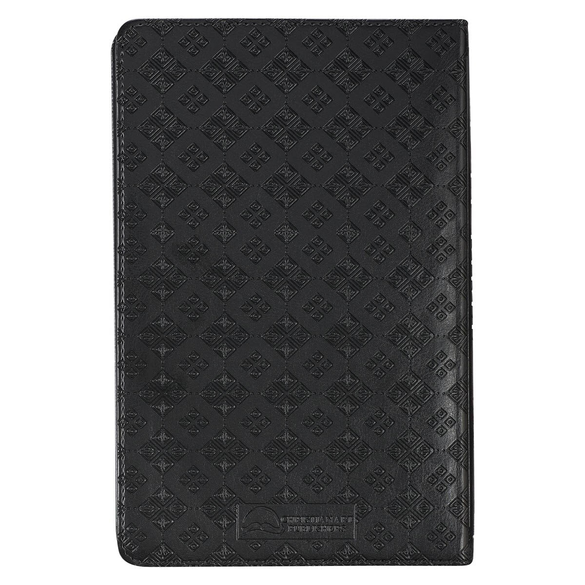 Black Faux Leather King James Version Deluxe Gift Bible with Thumb Index