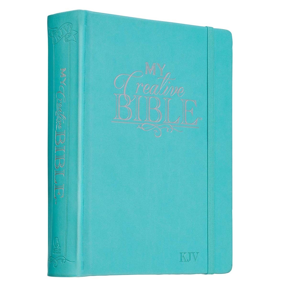 Teal Faux Leather Hardcover KJV My Creative Bible