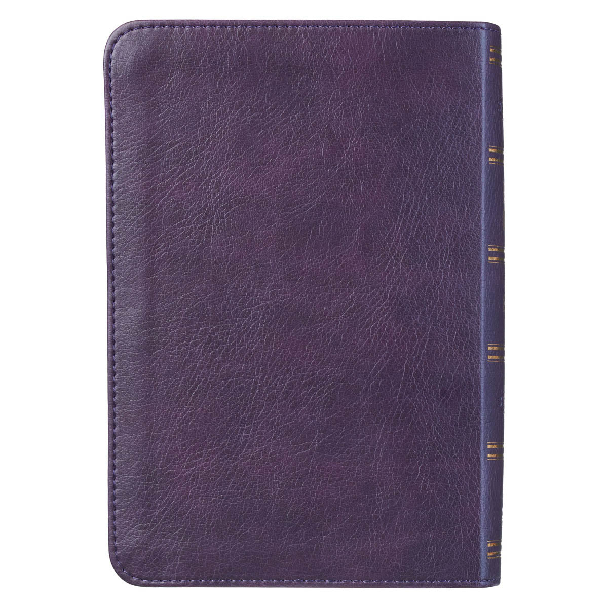 Purple Faux Leather Large Print Compact King James Version Bible