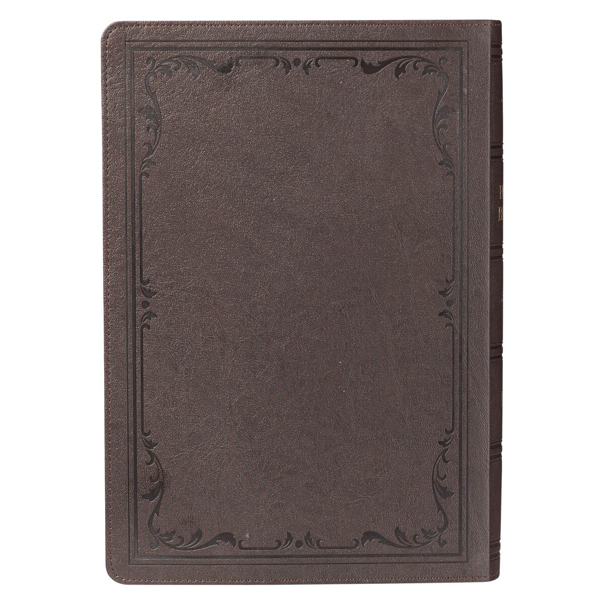 Dark Brown Faux Leather Super Giant Print King James Version Bible