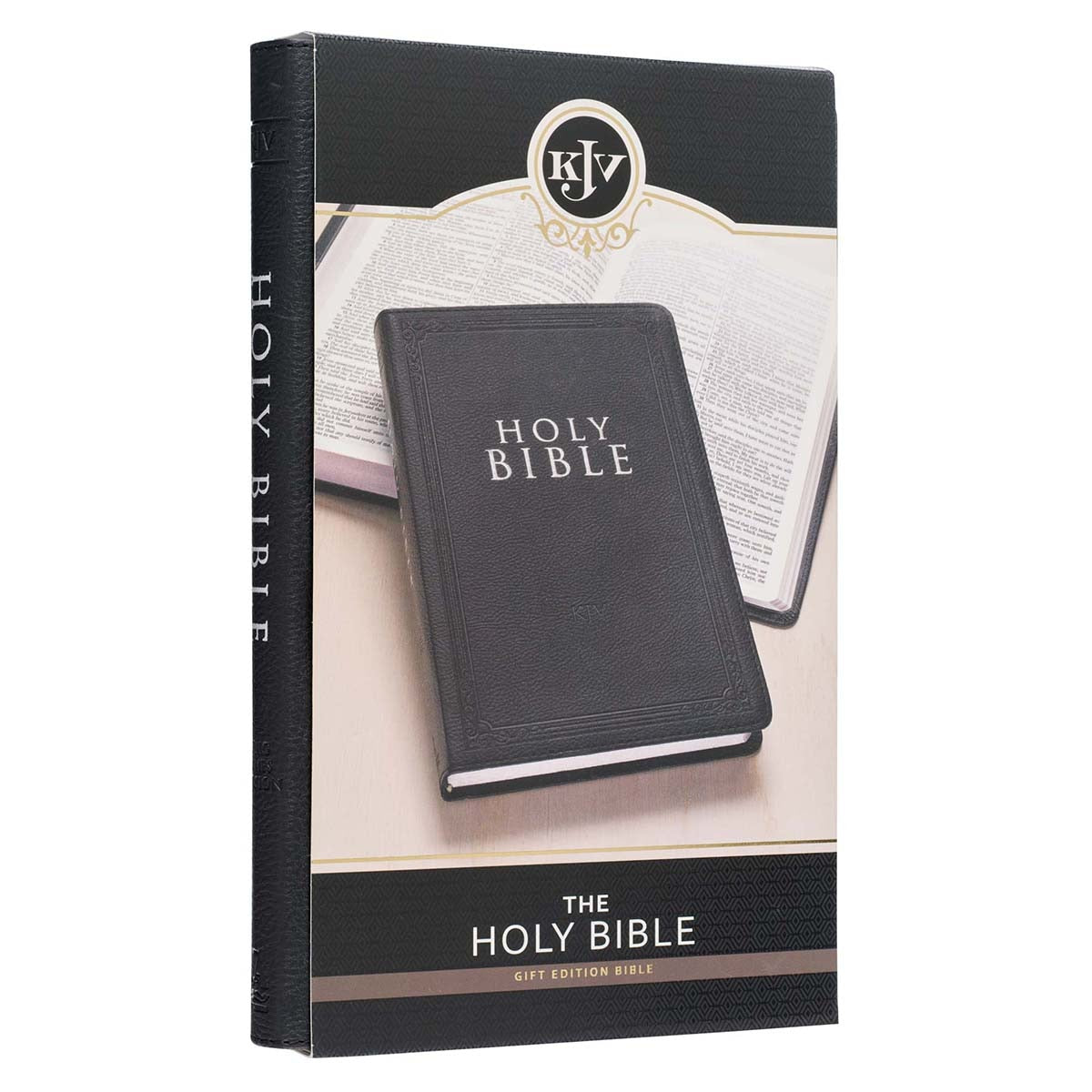 Black Faux Leather King James Version Gift Edition Bible