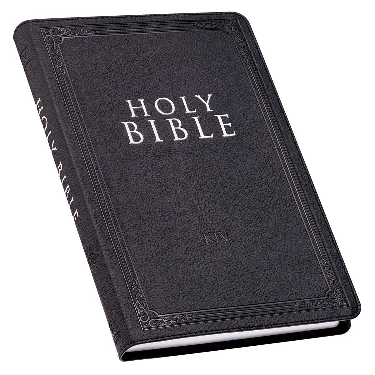 Black Faux Leather King James Version Gift Edition Bible