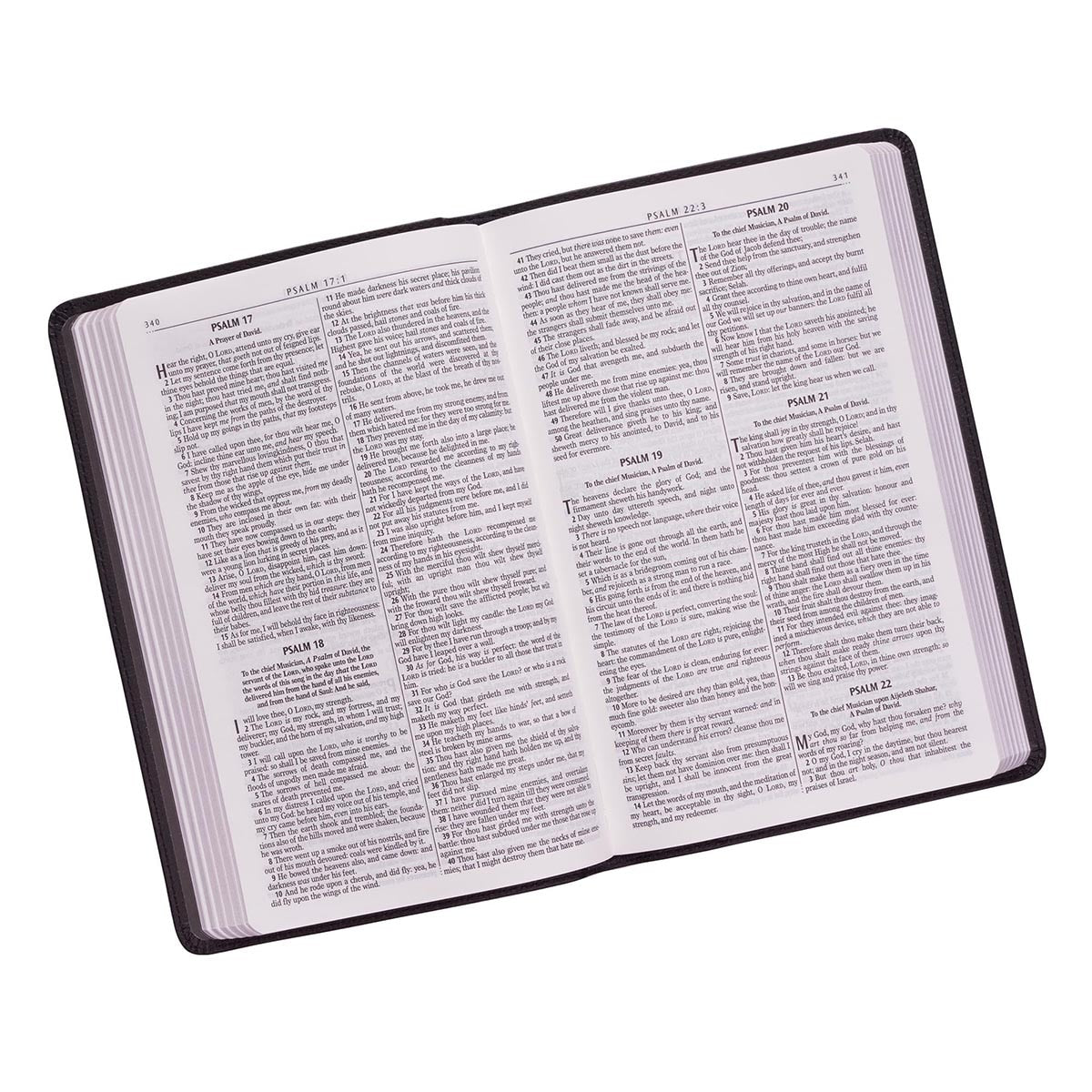 Black Faux Leather King James Version Gift Edition Bible