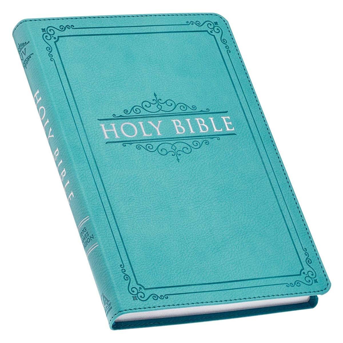 Teal Faux Leather King James Version Gift Edition Bible