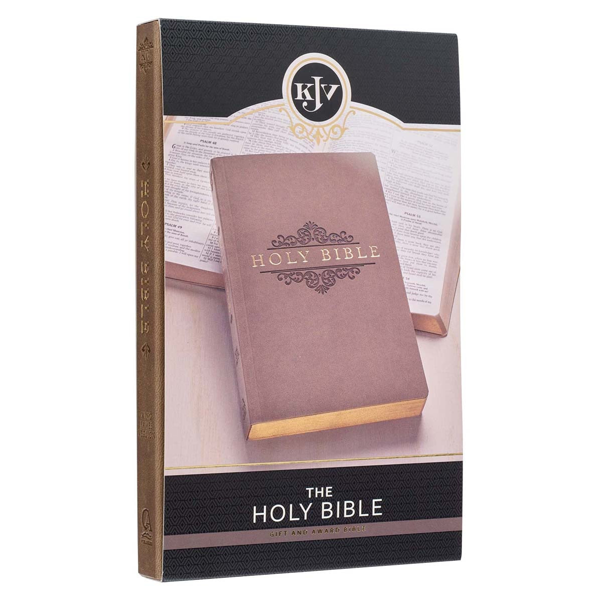 Tan Faux Leather King James Version Gift and Award Bible