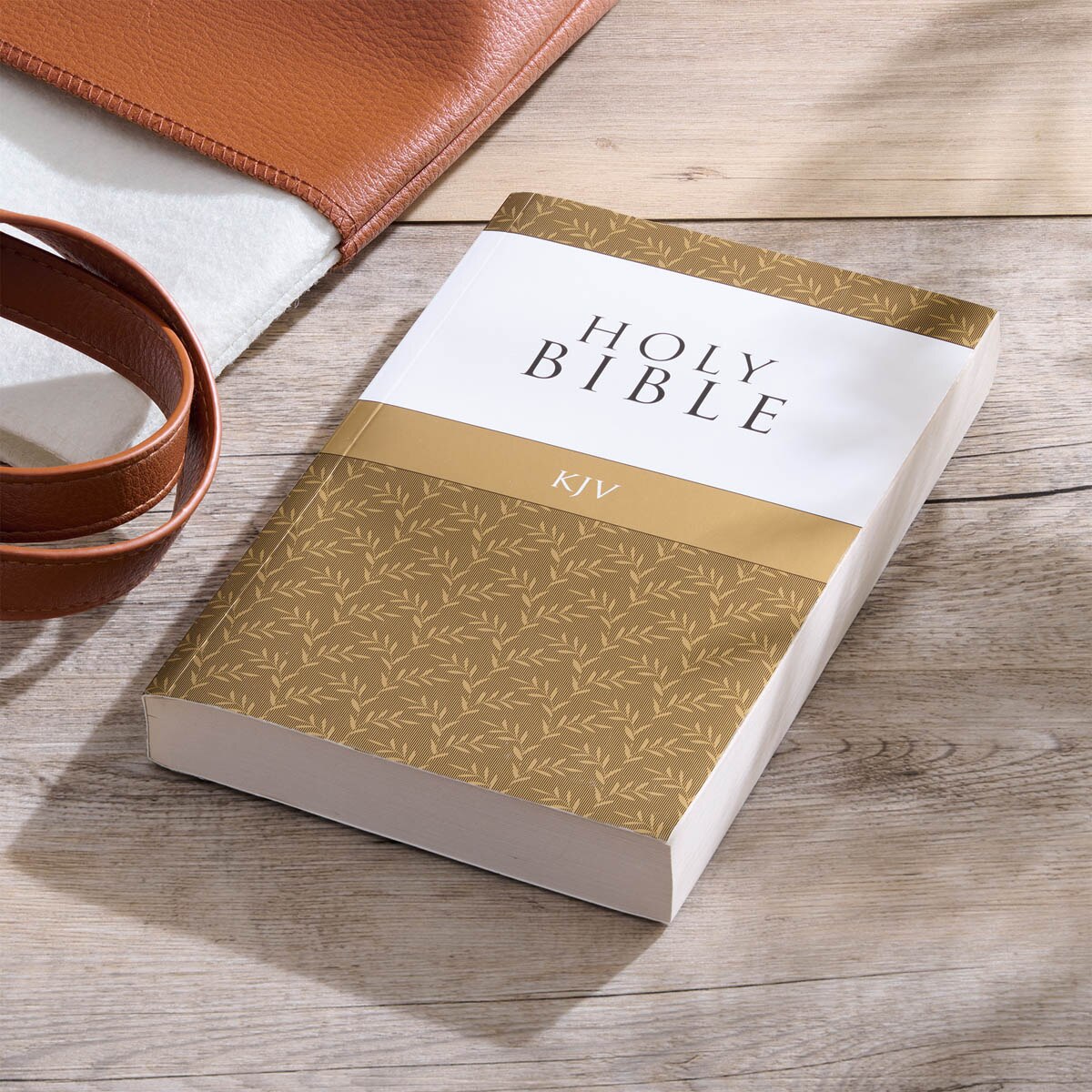 Gold Olive Branch Softcover King James Version Outreach Bible