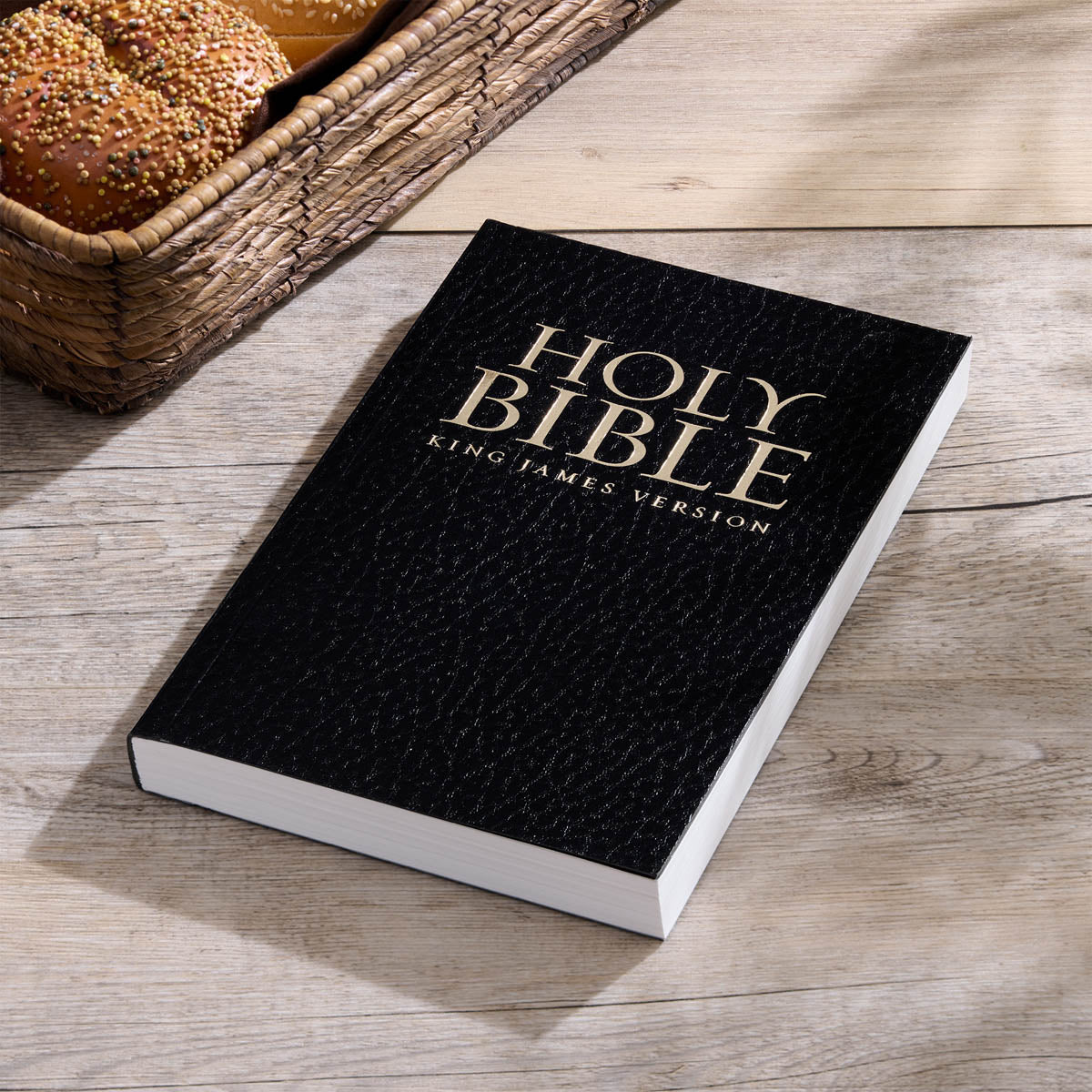 Black Softcover King James Version Gift and Award Bible
