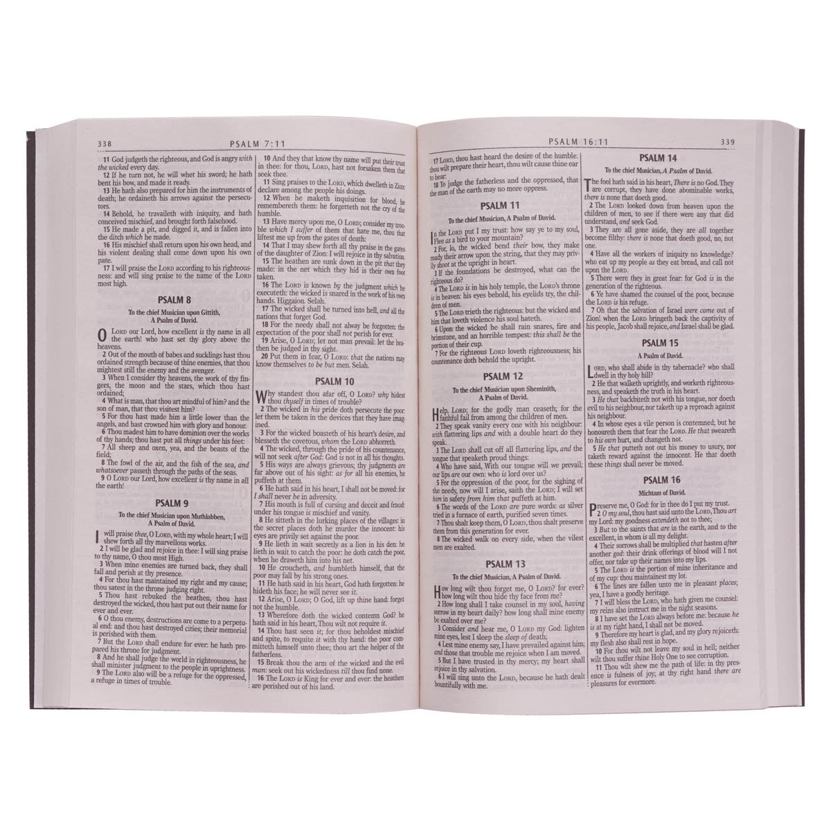 Black Softcover King James Version Gift and Award Bible
