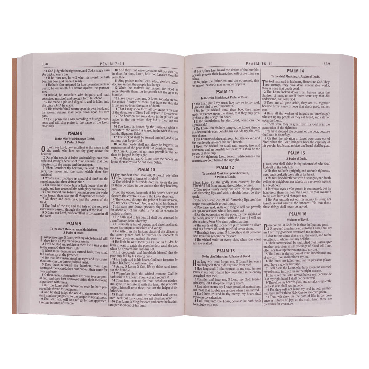 Antique Gold Softcover Gift and Award King James Version Bible