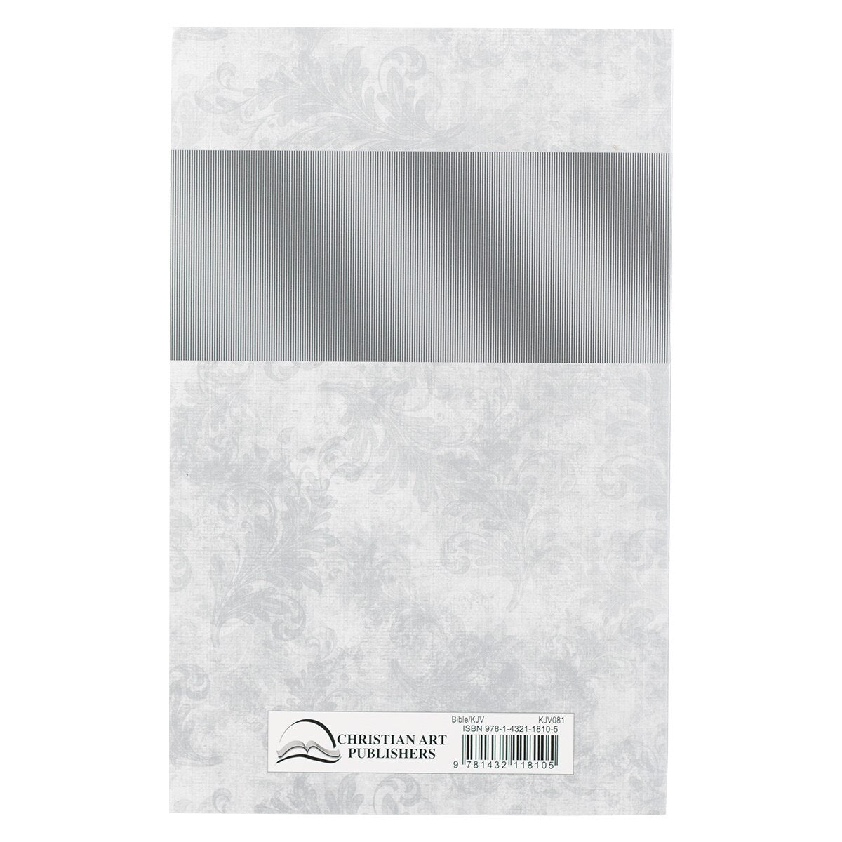 Silver-Gray Damask Softcover King James Version Outreach Bible
