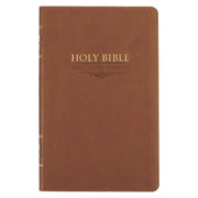 Saddle Tan Faux Leather Gift Edition King James Version Bible