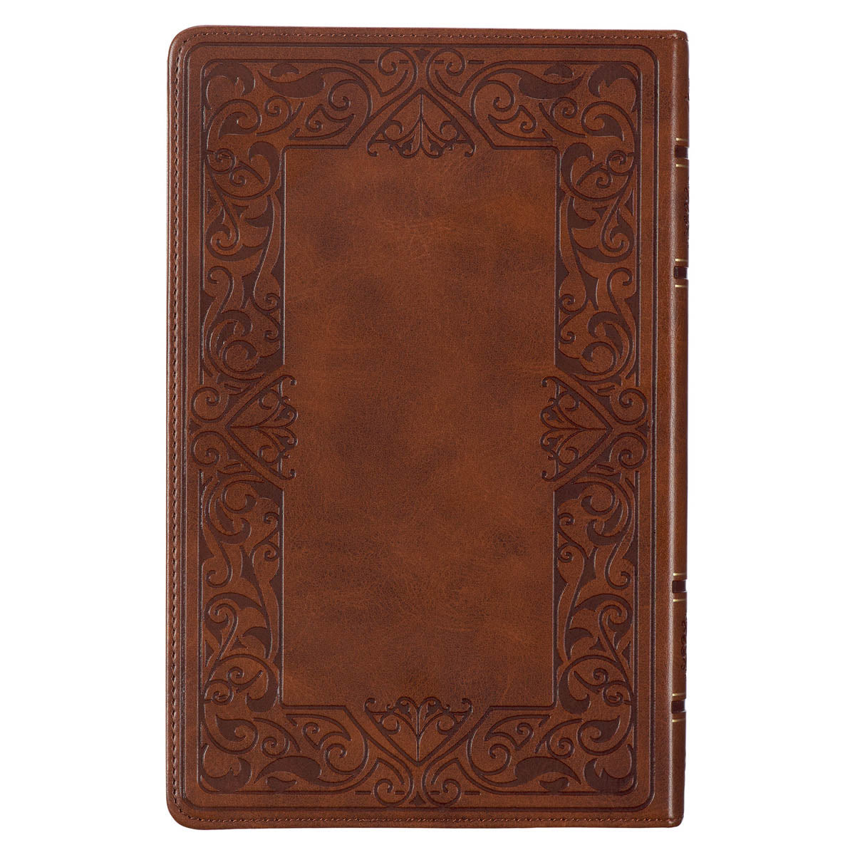 Medium Brown King James Version Deluxe Gift Bible with Thumb Index