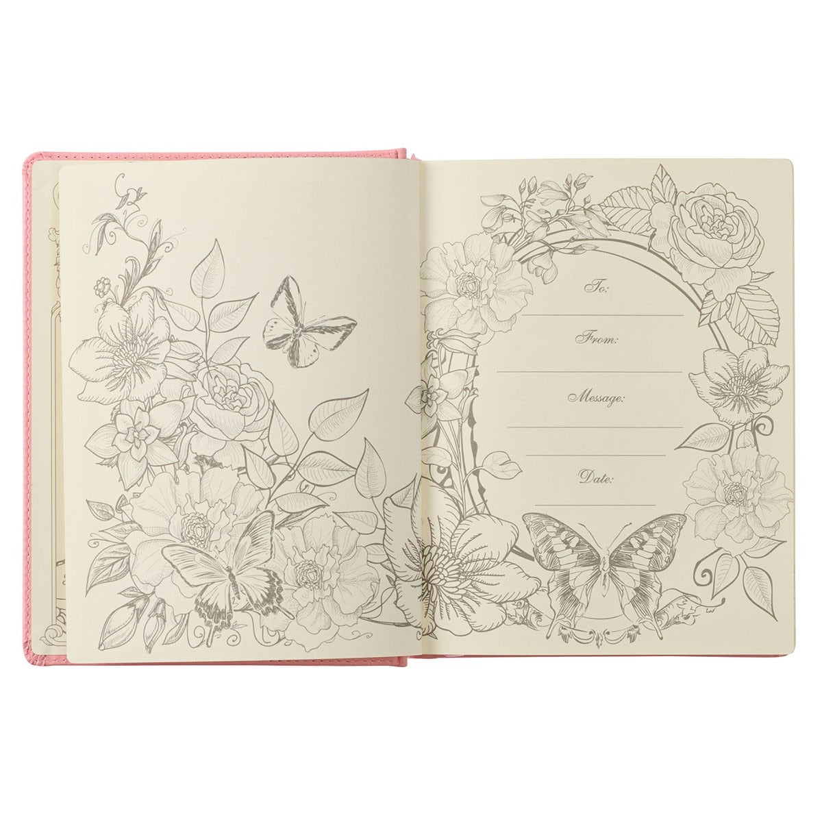 Pink Hardcover Faux Leather KJV My Promise Bible